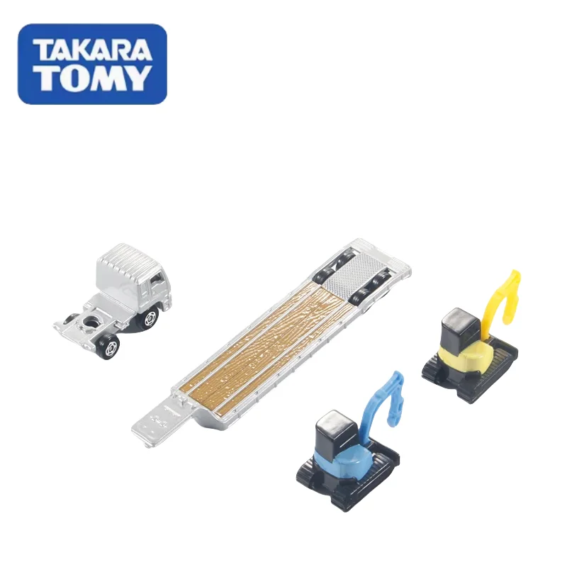 TAKARA TOMY TOMICA-Voiture longue en alliage moulé sous pression, n ° 142, Isuzu rapMachine, camion de transport, jouets décoratifs pour la journée des enfants, cadeaux