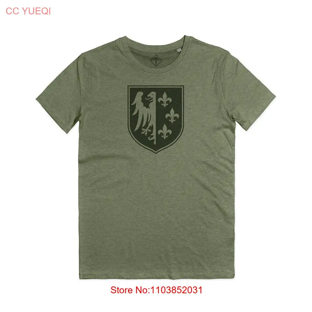 Charlemagne LVF Battle of Berlin 33 T-shirt. Weapons Grenadier Division T-Shirt