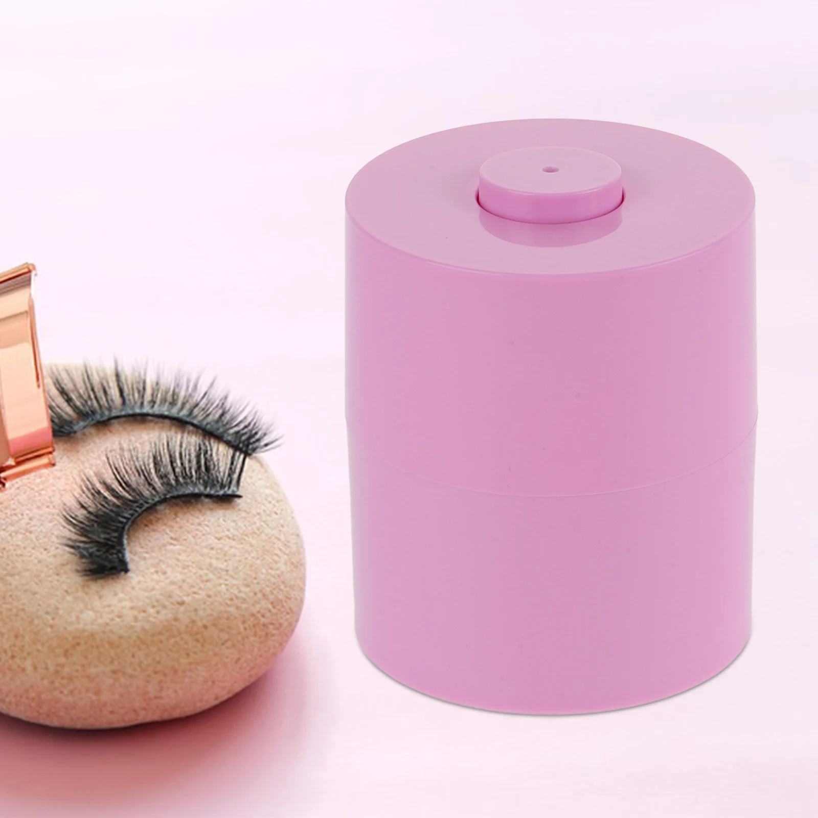 Wimperverlenging Lijmopslagcontainer Roze pot voor wimperlijmbenodigdheden Reisformaat Lichtgewicht verzegeld Anti-vocht