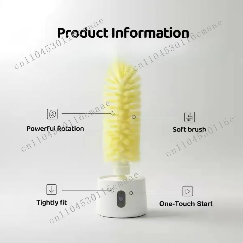 Non-dirty hand hanging electric multi-functional water cup cleaning brush glass brush cup brush
