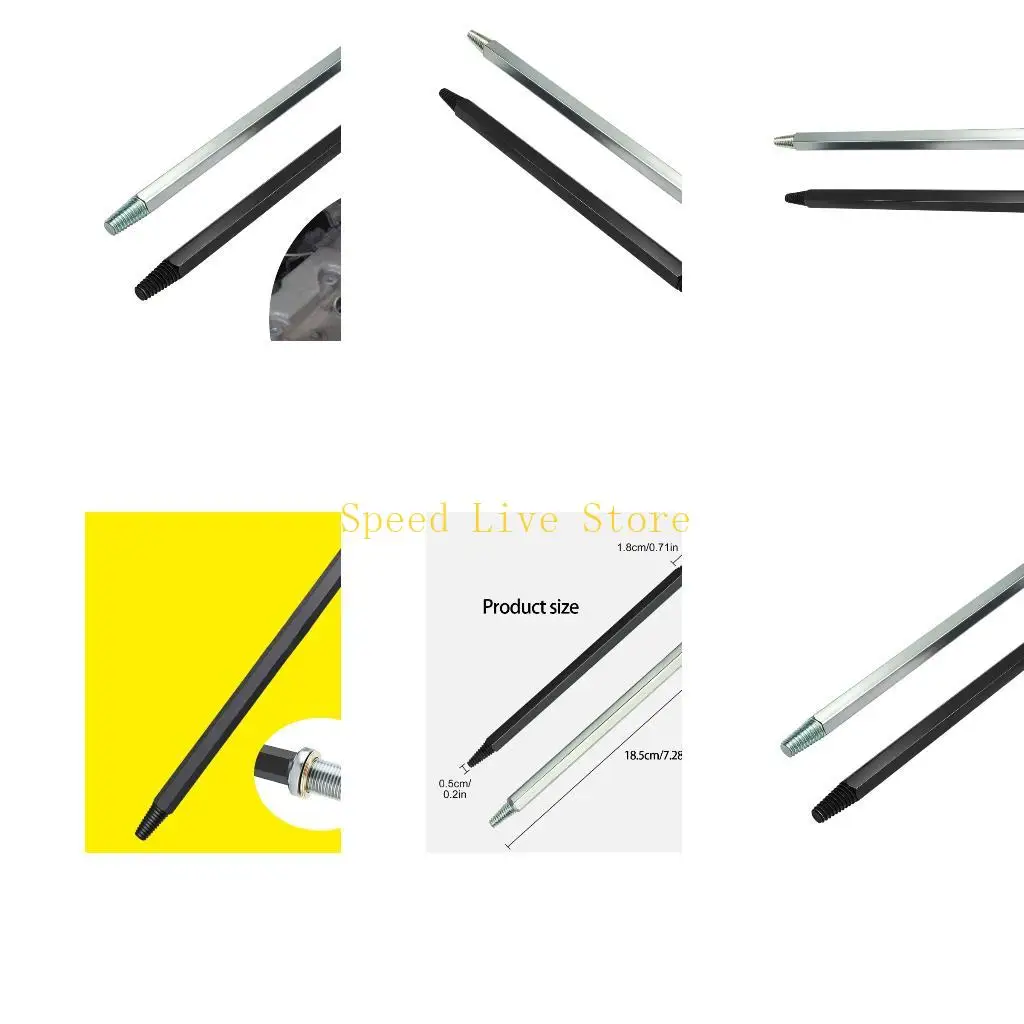 547C 2Pieces High Strength Reverse Thread Sparks Plug Puller Suitable For Efficient Broken Plug Repair In Vehicles Motorcycle