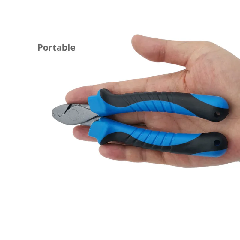 Fishing Crimping Pliers Tools for Single-Barrel Sleeves,Fishing Wire Pipe Crimp Connector Tools,Fishing Gear Tackle