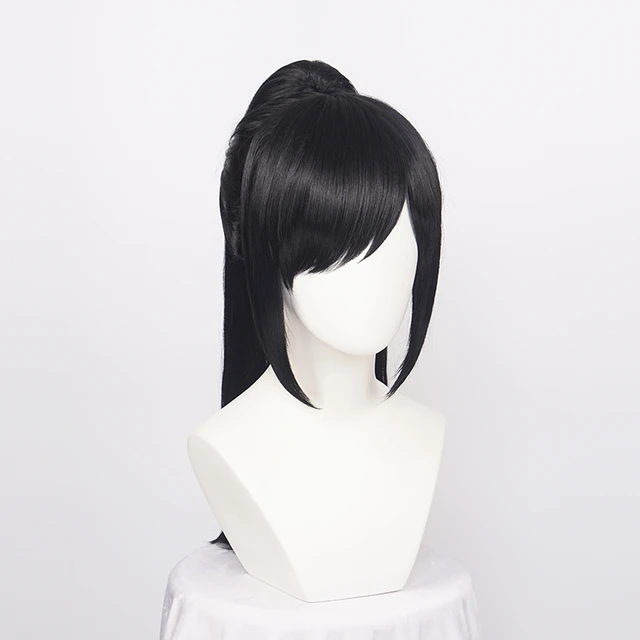 Ponytail Synthetic Wigs Black Black Hair Wig Ponytail Cosplay Wig Ponytail Black Aliexpress