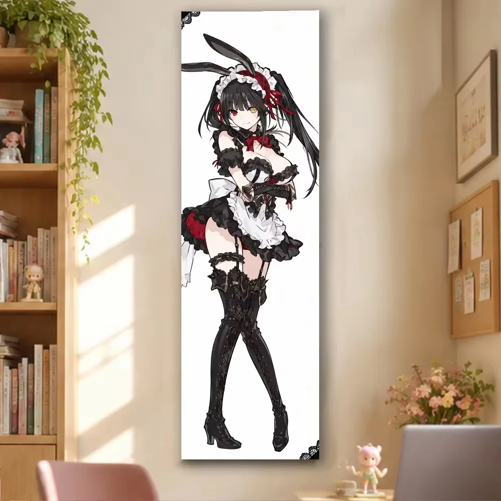 Pink Nurse M-Miku Anime Tapestry, Cute Girl Outfit Wall Hanging for Bedroom Dorm Room Aesthetic Home Decor Gift