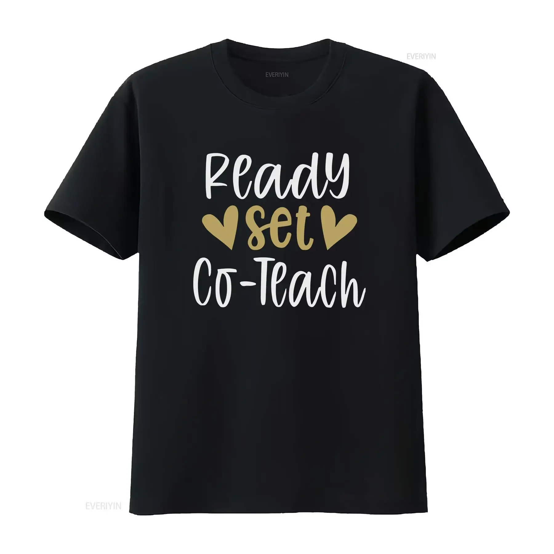 Ready Set Co Teach Teacher Life T Shirt Teaching  vintage Washed streetwear Casual Unisex Top For Everyday Wear Versatile homme