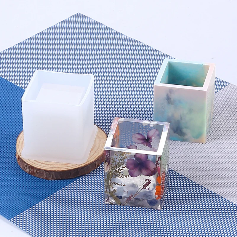 Succulente Piante Vaso di Fiori Stampo in Silicone, Cemento Creazione Stampo, Fai da Te Candelabro Portacandele Gesso Silicone Stampi, Clay Artigianato Casa Giardino Decorazione Forniture
