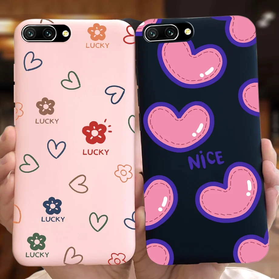 For Huawei Honor 10 10i 10 Lite Case Sen Family Phone Case Back Cover Soft TPU Honor10 10Lite Candy Matte Luxury Silicone Bumper