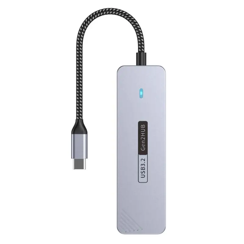 

R53C Multiple Port USB 3.2 Type C Hubs 10Gbps Data Syncs Splitter For Laptops Tablets