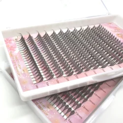 Tbestt Premade Fans Eyelash Extension Cashmere Individual Eyelash Extensions 0.05mm Comic Spire Lashes Extensions