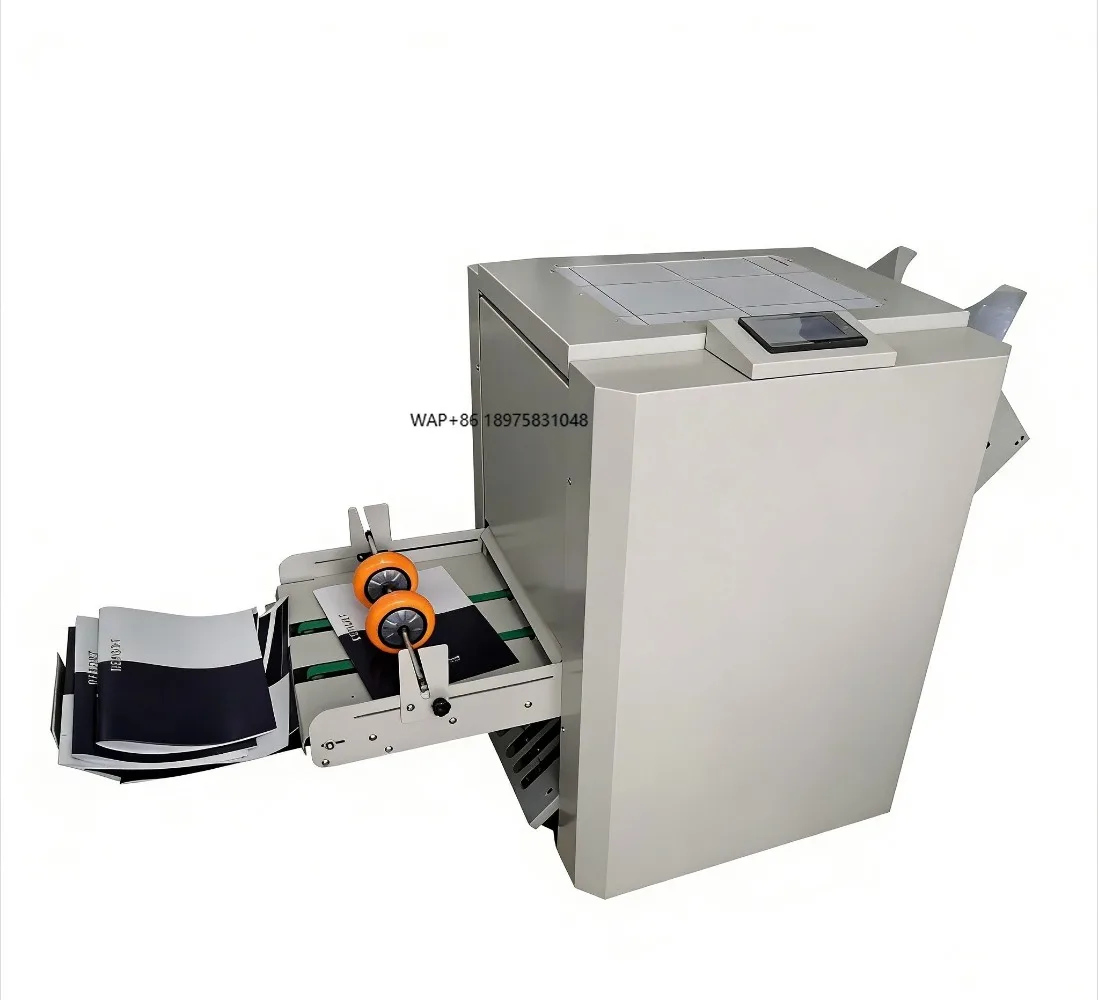High Speed Automatic Paper Folding and Stapling Machine for Commercial Brochure Production