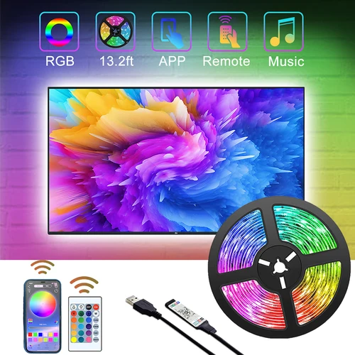 RGB 5050 LED TV 백플레인 장식 조명, LED TV 백라이트 LED 조명, TV 백플레인 거실 장식 조명, 20 m  Best5