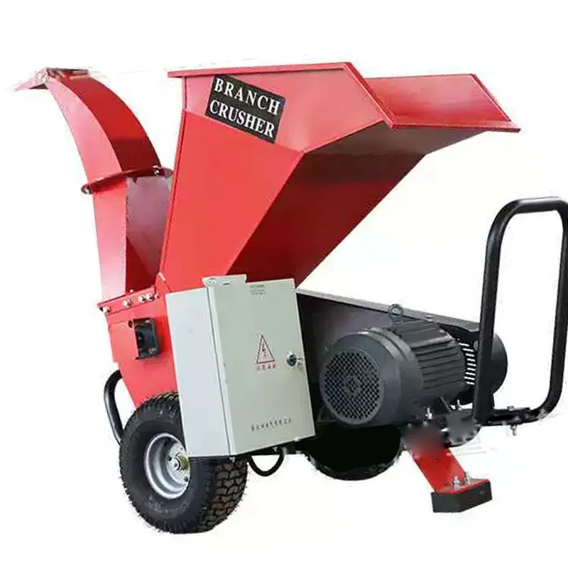 Portable Orchard Wood Chipper Diesel Electric Branch Crusher Apple Pear Grape Garden Tree Branch Shredder（customized）