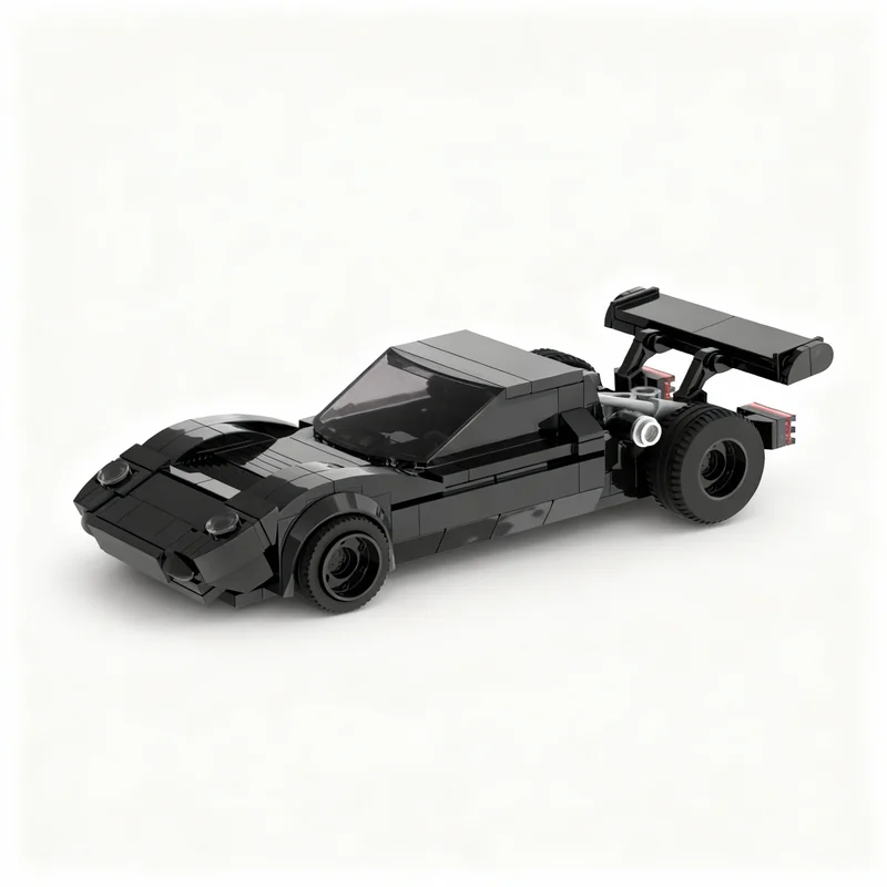 

307PCS MOC City Champions Super Car Drift Miura Model Technology DIY Creative Assembly Building Blocks Display Birthday Gift Set