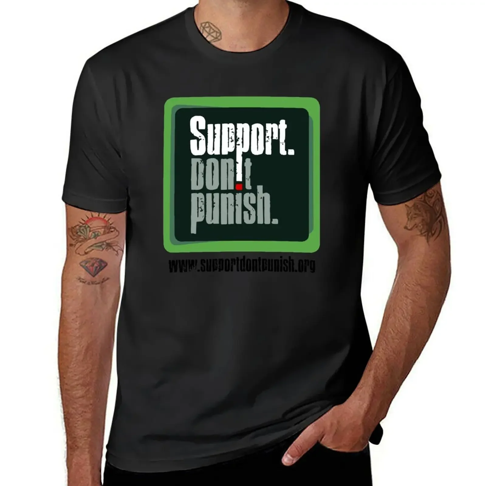 

Support Don't Punish T-Shirt oversized cute clothes men clothing
