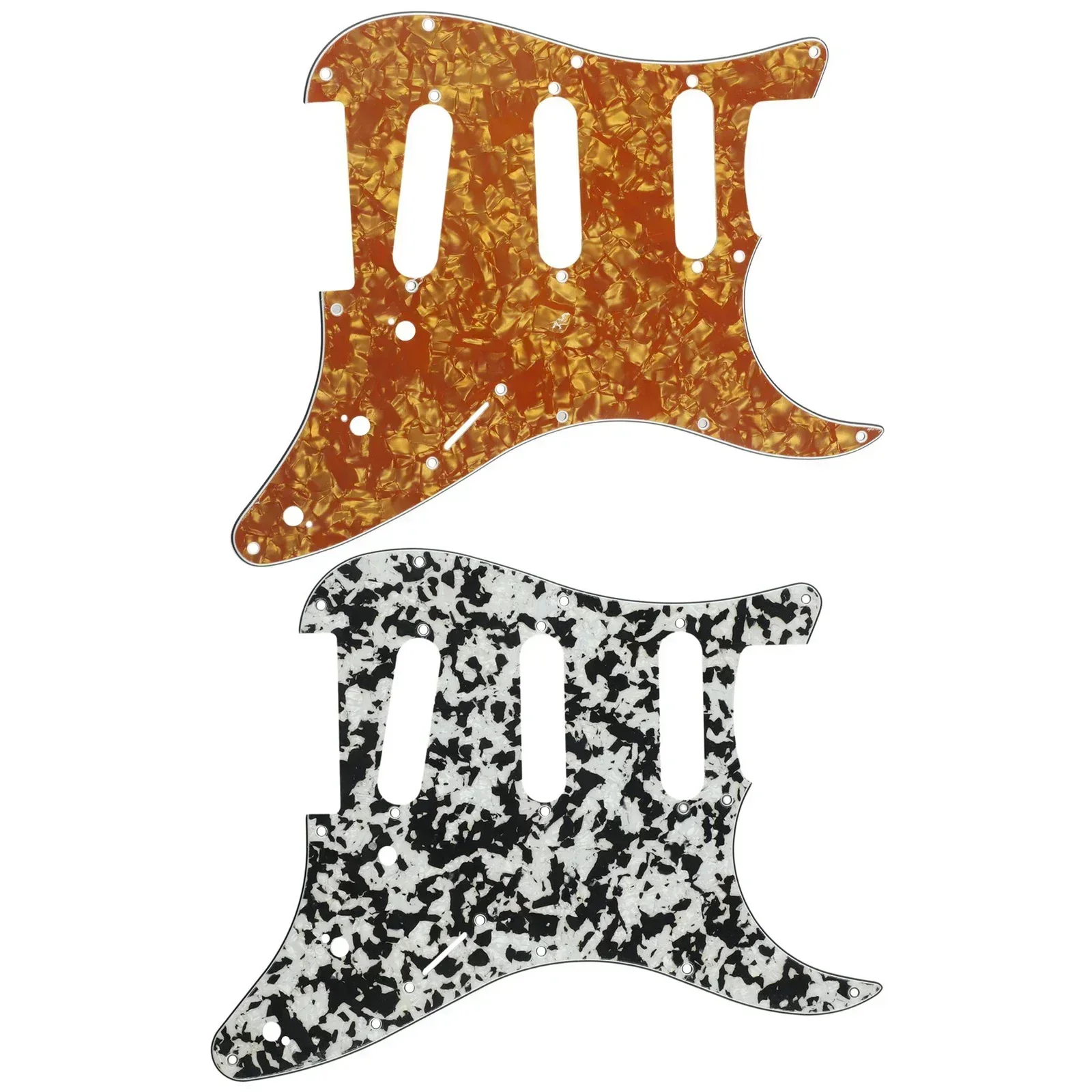 11 Hole Colorful Celluloid Guitar Pickguard Scratch Plate For Strat- Guitars SSS Musical Instrument Electric-Guitar Pickguard