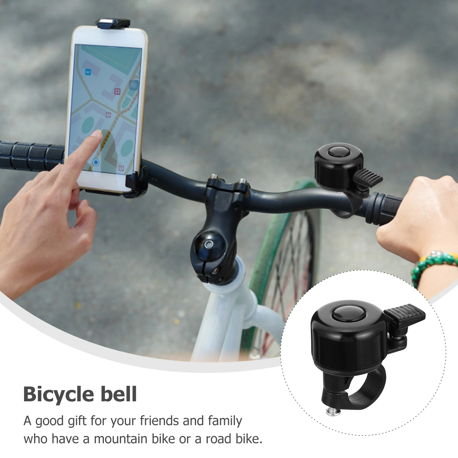 

10Pcs Mountain Bike Bells Rainproof Loud Safety Folding Mini Road Bike Ring Bell Accessories Cycling Accessories