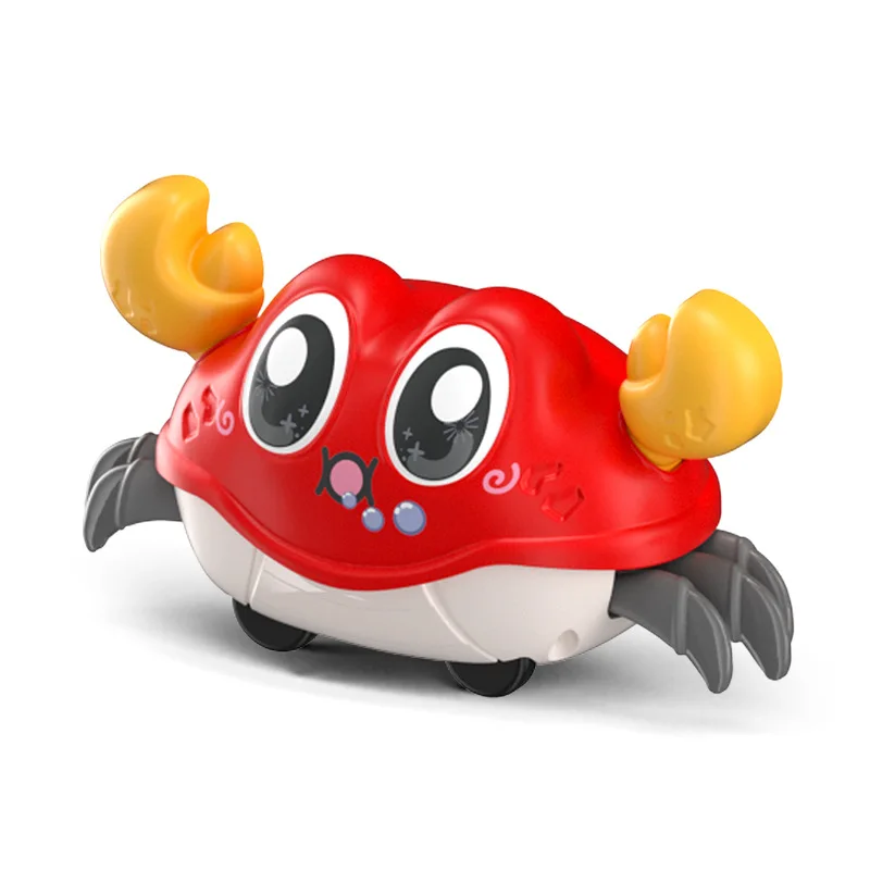 Cartoon Design Walking Crab Toys para crianças, BPA Free, Run Crab Model, presente ideal, Forward Crawling, meninos e meninas