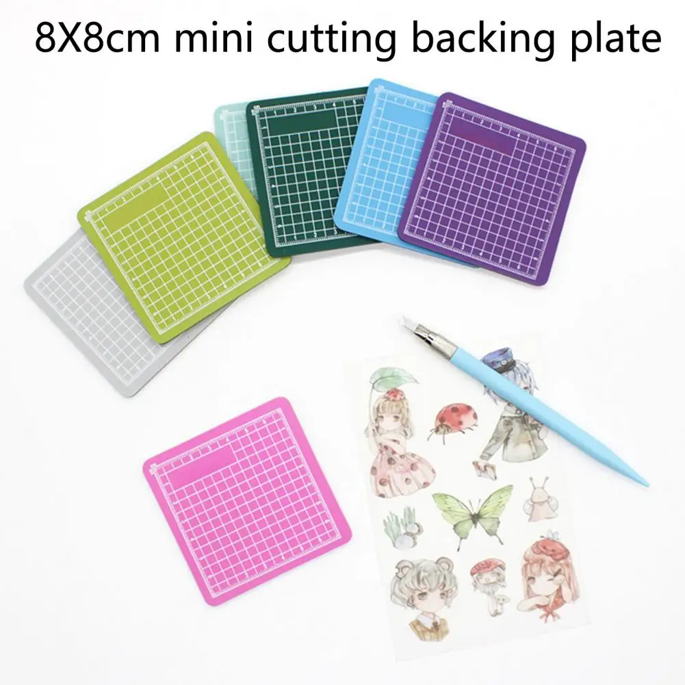 Model Cutting Mat Clear Scale Accurate Measure Hard Square Shape DIY Stationery Scrapbook Material Cutting Mat Art Supplies