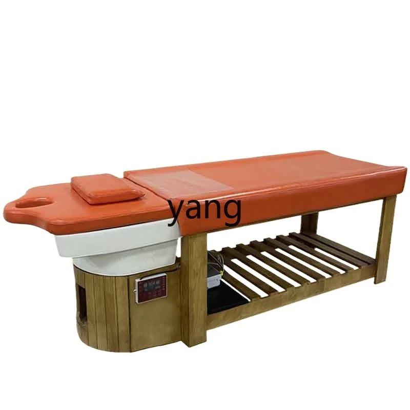 

yjq solid wood constant temperature water circulation aromatherapy head treatment bed, special for Caierguan barber shop