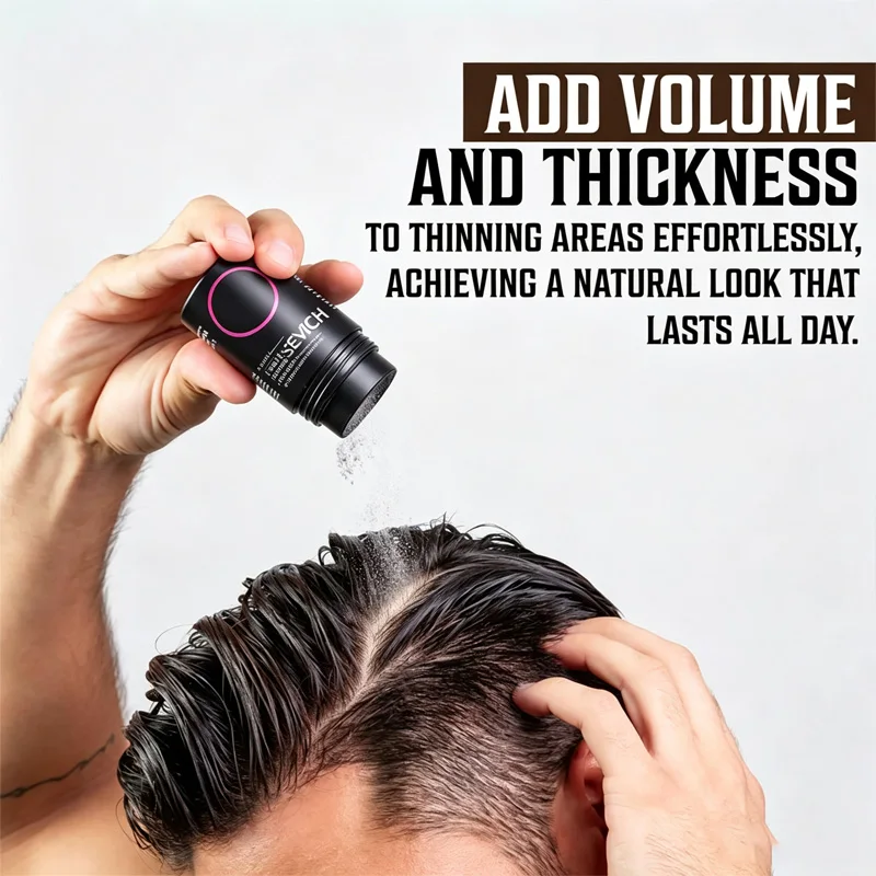 SEVICH Hair Fiber Powder 40g- Instant Thickening, Dense Hair, Wind/Sweat-Proof, 24H Hold, for Thin Hair