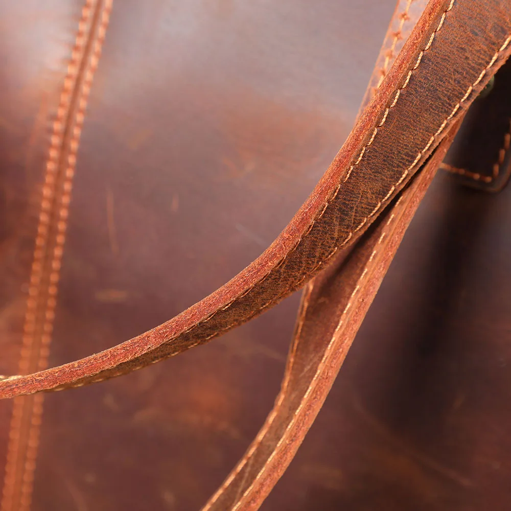 S.WORKER Vintage-Aktentasche aus hochwertigem Leder für Herren, Business-Handtasche, Laptoptasche, Unisex-Einkaufstasche mit großem Fassungsvermögen – Detail 19