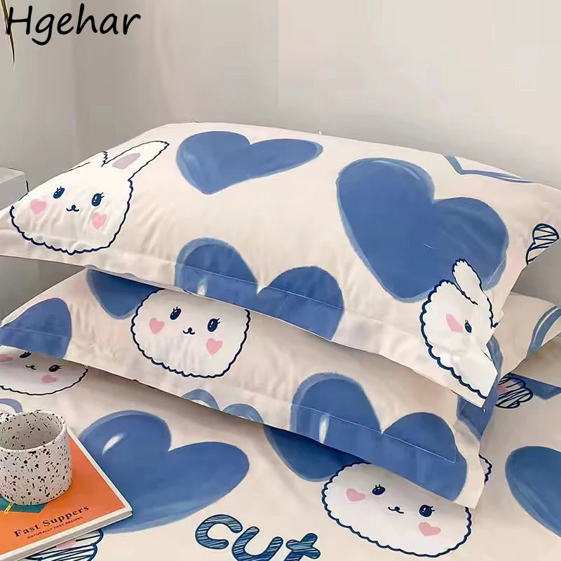 

Pillowcase 48cmx74cm Sweet Household Protective Skin-friendly Comfortable Universal Breathable Dormitory Students Pillow Cover