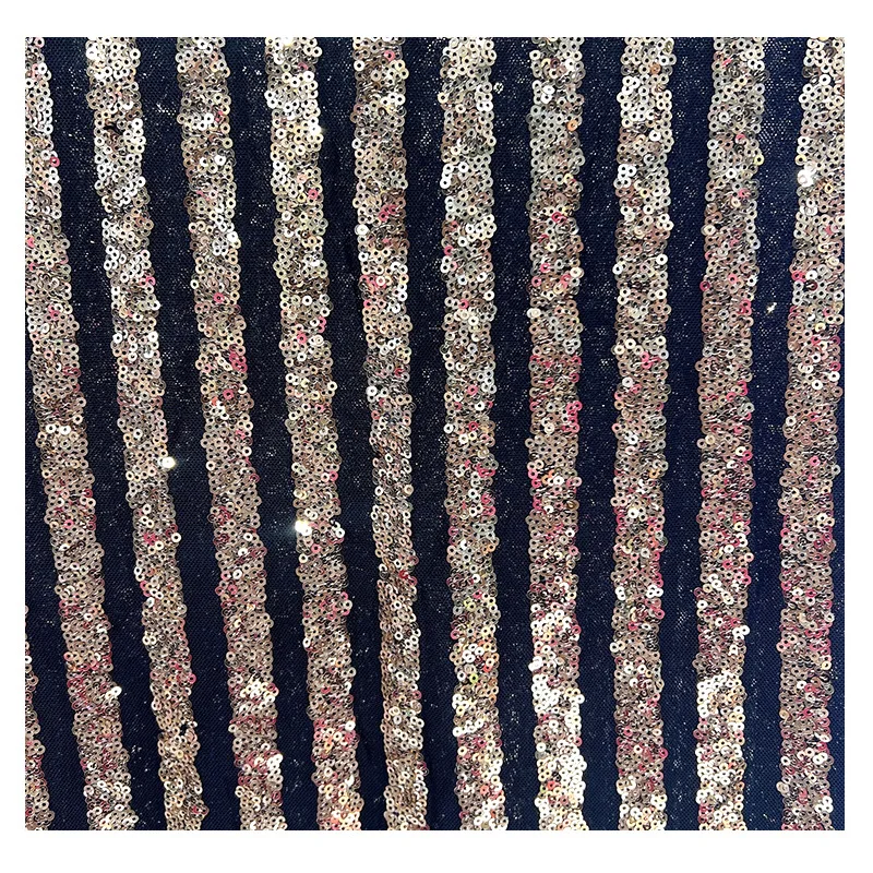 

21 Colors African Embroidered Wide Straight Sequin Lace Fabrics Nigerian French Fashion Tulle Party Dress Material