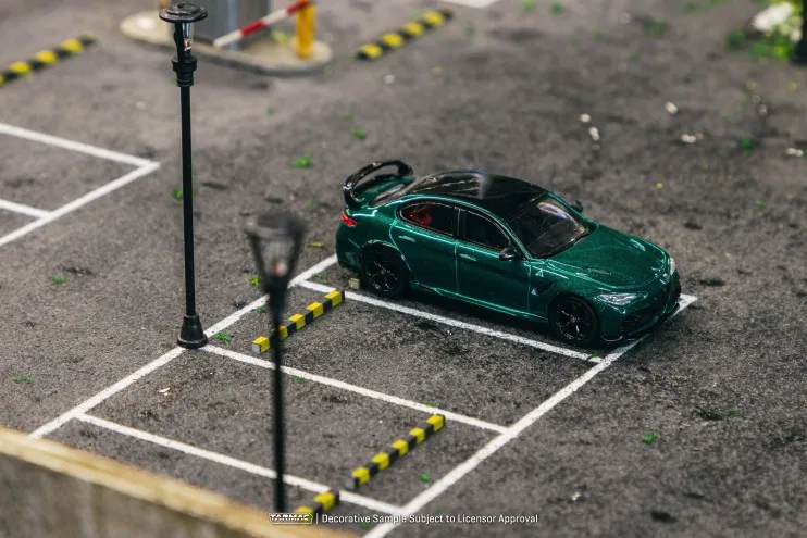 Diecast TW 1:64 Scale Giulia GTAm Green Alloy Car Model