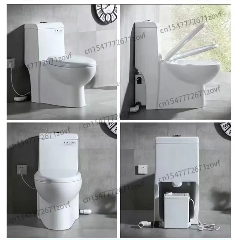 500W household automatic pumping sewage elevator electric crushing toilet sewage pump motor crushing discharge