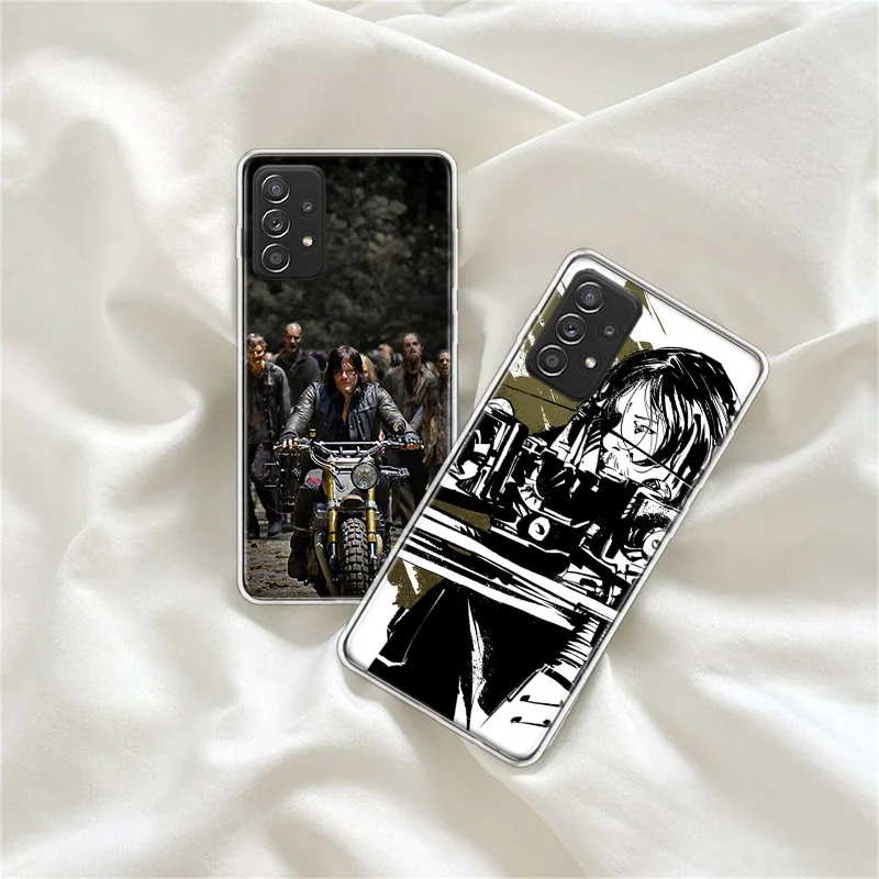 DARYL, The Walking Dead Man Phone Case For Galaxy Note 20 Ultra 10 Lite 9 8 Samsung A15 A25 A35 A55 A05S M12 M21 M30S M31 M32 M5