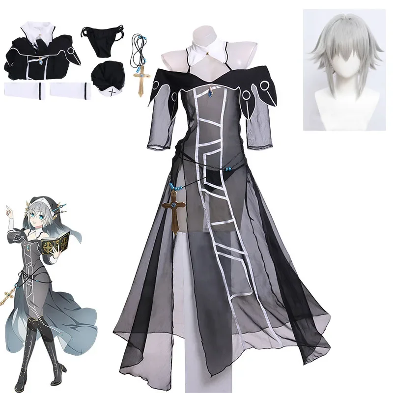 

Date A Live Ⅳ Honjou Nia Cosplay Costume Sister Sexy Elf Outfit Honjo Soji Wig Geadgear Accessories Halloween Dress up