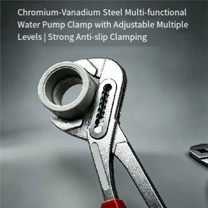 Water Pump Pliers-Adjustable 10-Inch Design Non-Slip Handles Ideal For Pipe Repairs And Home DIY Projects