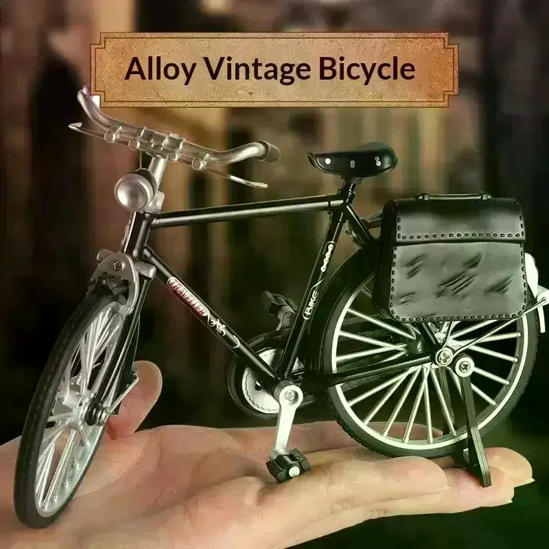 Handmade Diy Bicycle Model With A 28-Inch Frame A Retro 90s-Style Assembly Toy Semi-Alloy New