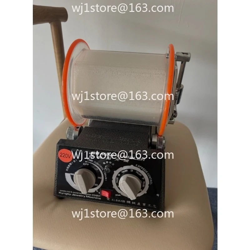 

Small drum polishing machine for cultural toys, walnuts, gold and silver jewelry, polishing ancient coins, cleaning machine