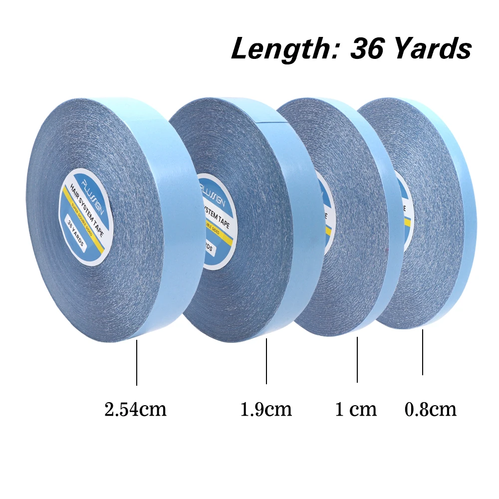 Bild 3: 36 Yards/Rolle Haarsystem-Klebeband für Haarverlängerungen, kein Glanz, doppelseitiges Klebeband für Lace-Front-Perücken, Ersatzband