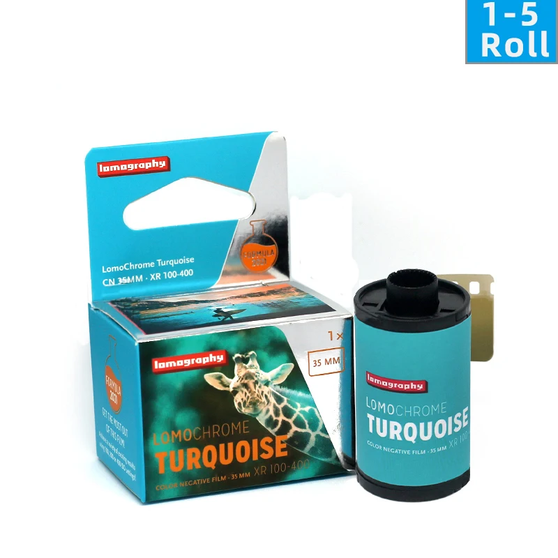 LOMOGRAPHY ISO100-400 Turquoise Special Tone 135 Color Film Negative（ Expiry Date:2025.07)