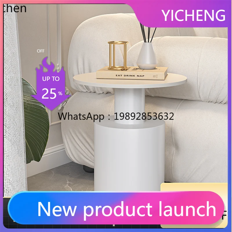 

LYY modern simple bedside table light luxury rock slab edge few corners bedside table minimalist