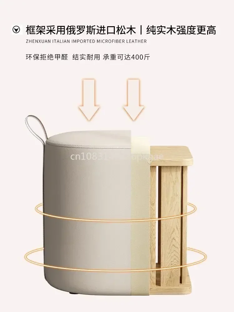 Табурет для макияжа, стул-комод, женский стул для макияжа для спальни, легкий роскошный туалетный стул, высококачественный скандинавский маленький квадратный табурет