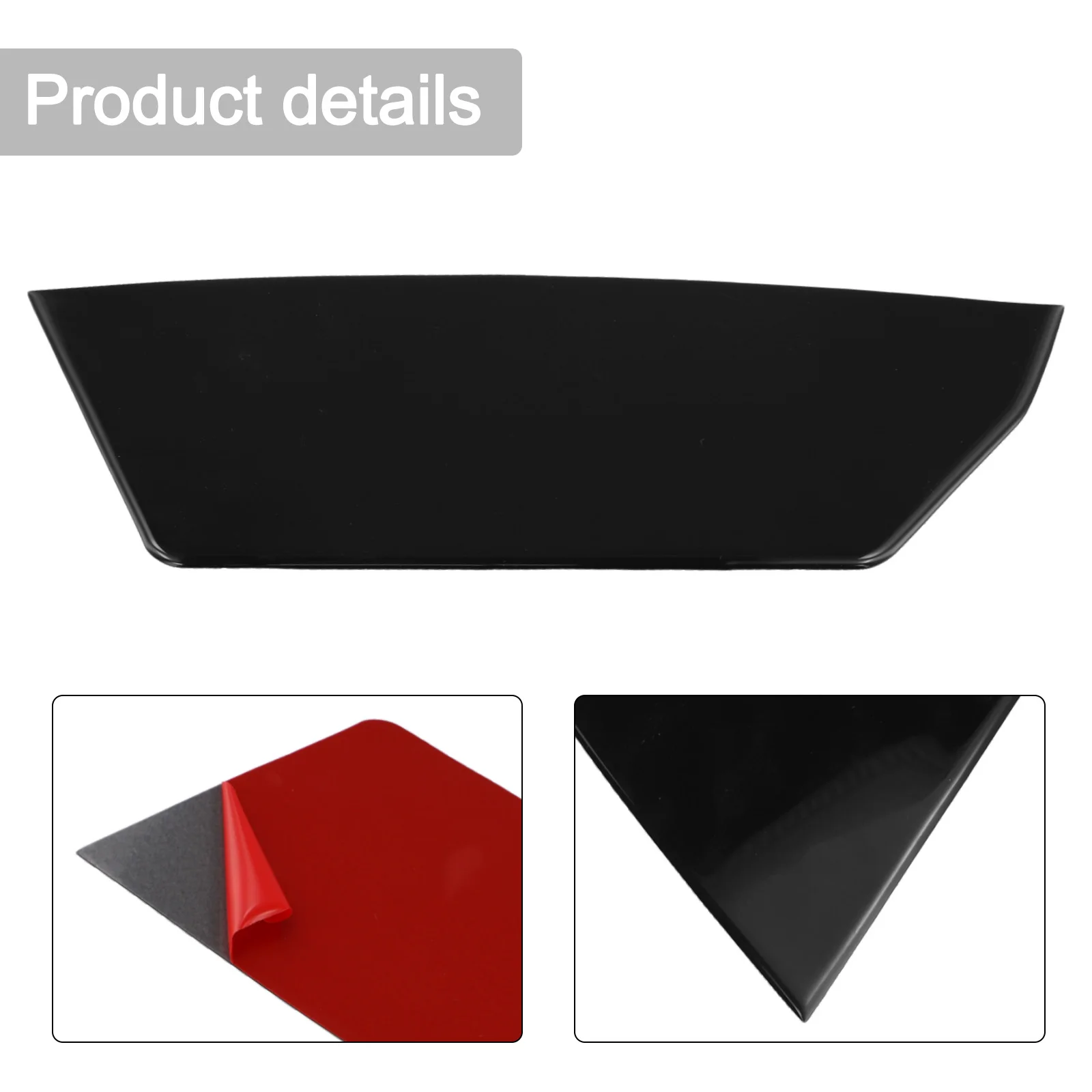 /2PCS /Black /Epoxy Coating Side Air Vent Outlet Frame Cover Trim Panel For For Honda For Accord 2014 2015 2016 2017 Car Interio