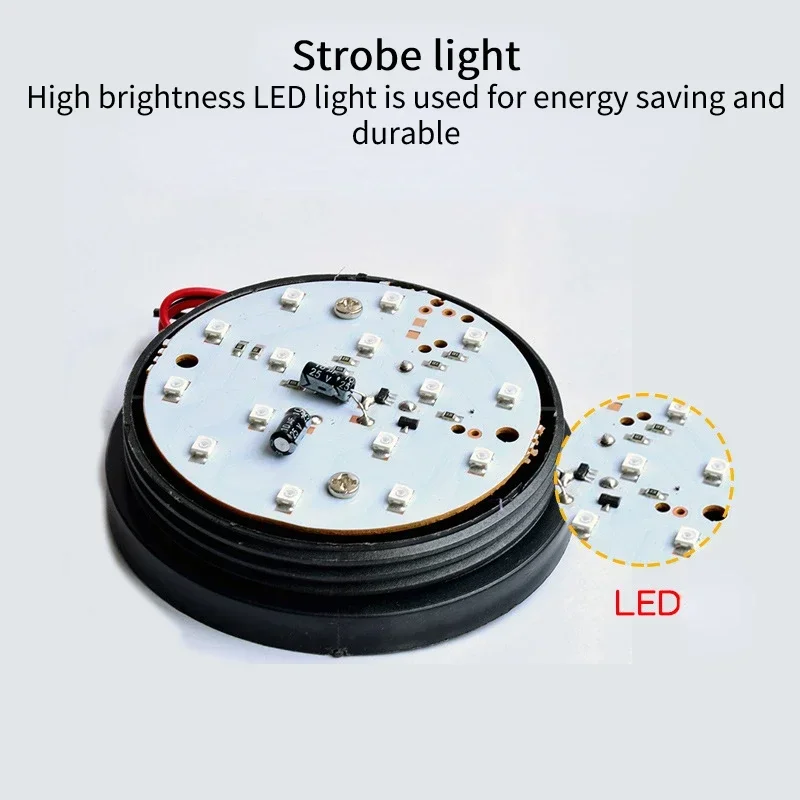 Strobe Sirene Alarm Waterdicht 12V ~ 220V Veilig Security Alarm Strobe Signaal Veiligheidswaarschuwing Mini Knipperende Led Strobe lamp