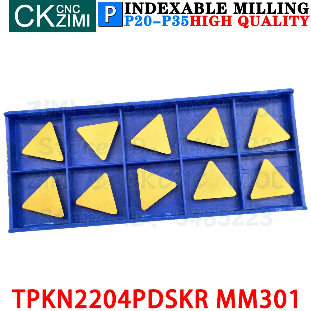 TPKN2204PDSKR MM301 TPKN 2204 PDSKR MM301 carbide inserts milling inserts tools CNC Indexable Cutting Turning cutter lathe Tool