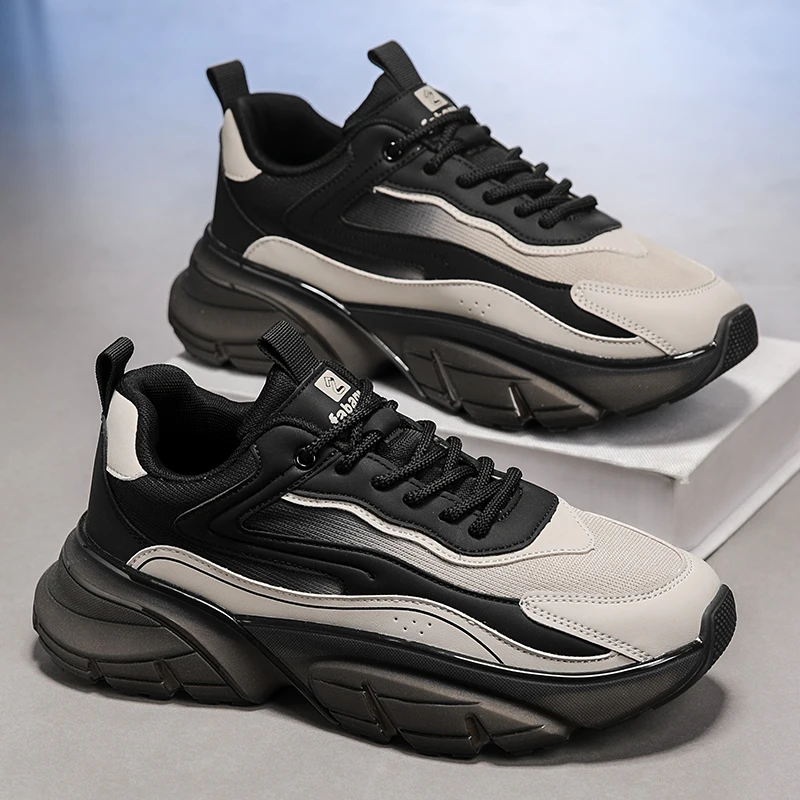 

Men Classic Athletic Sport Sneakers Flat Soft Sole Breathable Non Slip Wear Resistant Outdoor Walking Daily Shoes