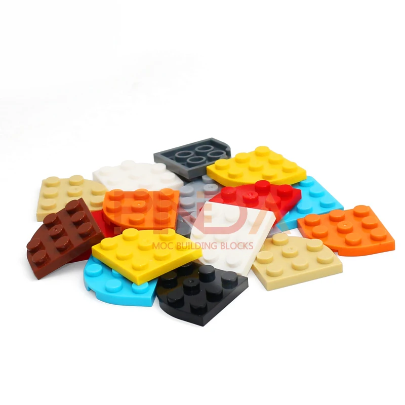 

MOC 10 шт. 30357 круглый угол 3x3 комплект строительных блоков высокотехнологичные пластинчатые кирпичи головоломка «сделай сам» игрушки детский подарок на день рождения