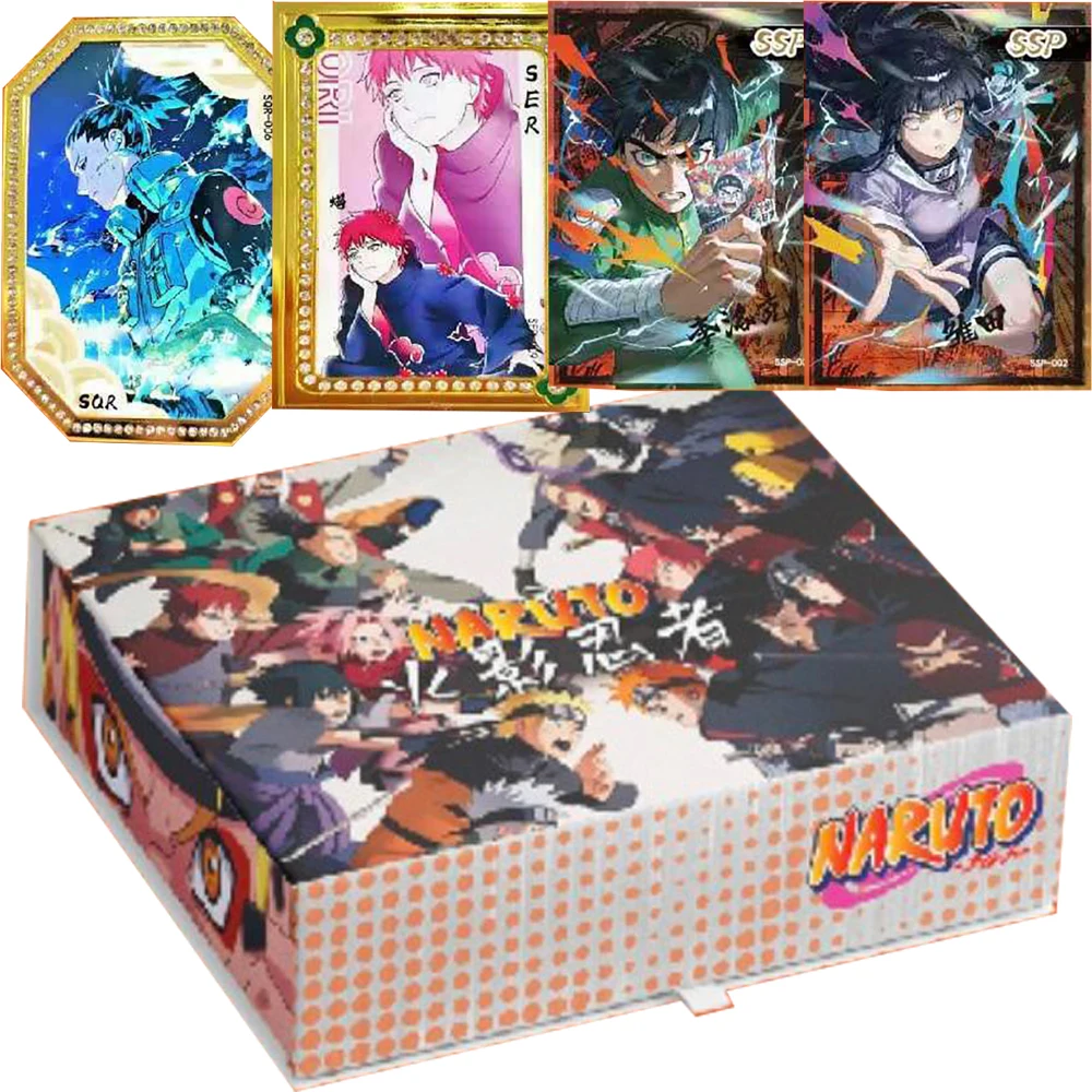 

Japanese Hot Blooded Battle Anime Naruto Collection Card HD Painting Popular Characters Exquisite Cards Kids Christmas Gifts