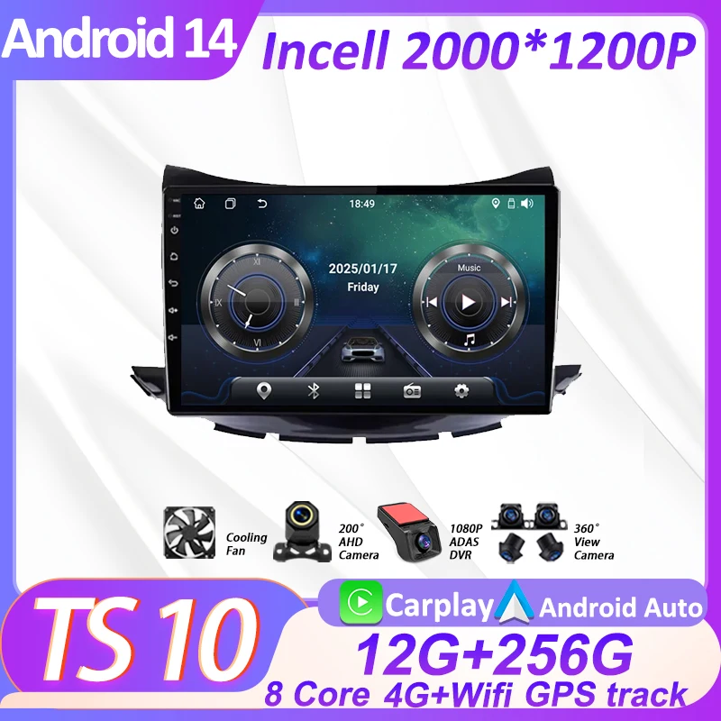 

Car Radio Player Carplay Auto Screen For Chevrolet TRAX 2017 2018 2019 Wireless Android Auto 8 Core Autoradio CarPlay Monitor BT
