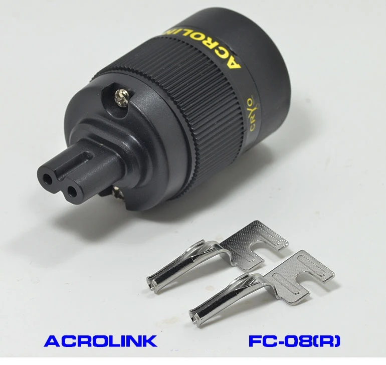 ACROLINK 8-Terminal Frozen Gold-Plated Fever Grade Power Cord Special 8-Terminal Plug