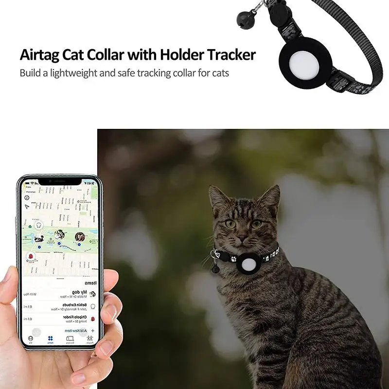 

Mini Gps Tracker Airtag Tracker Anti-lost Collar Dog Positioning Training Nylon Collar Puppy Kitten Pet Product Dog Accessories