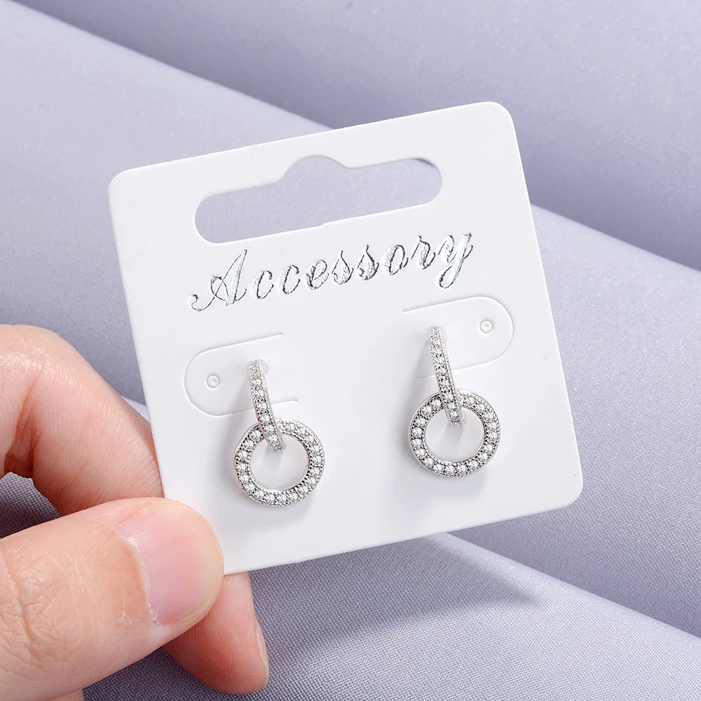 Neue Moissanit-Ohrringe aus 925er-Sterlingsilber für Damen, exquisite Freundin, Hochzeit, Verlobung, Schmuck, modisches Party-Geschenk – Detail 3