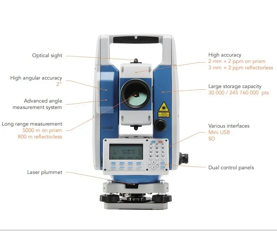 CHCNAV Total Station CTS-112R Cheap Total Station Price for Sale