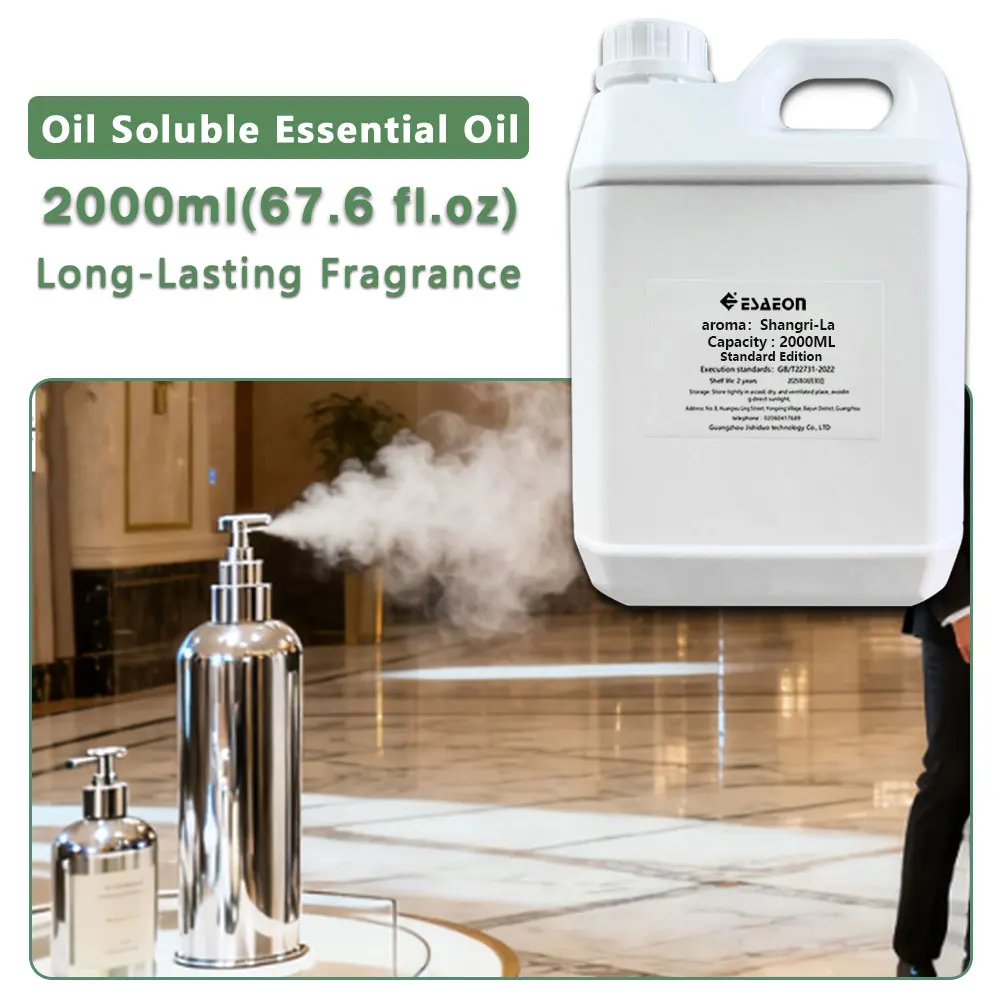 ESAEON Essential Oils - For All Waterless Aromatherapy Machines, Hotel/Club Aroma Machine Oil, Shangri-La - 2000ML (67.6 fl.oz)